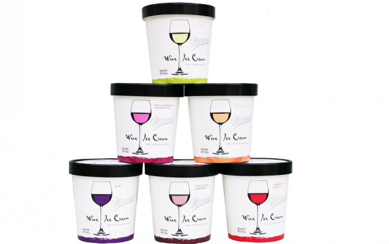 wine ice cream